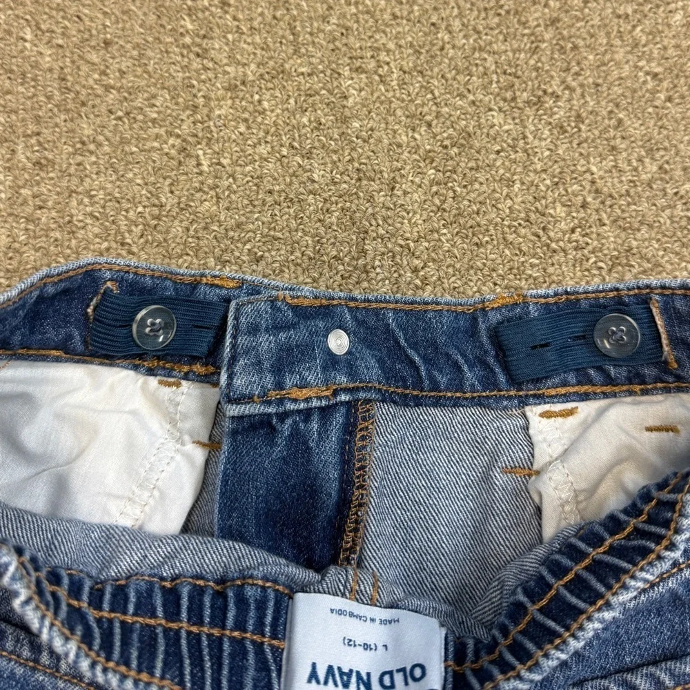 Old Navy: Girls High Waisted Button Front Jean Skirt, Size L(10-12)